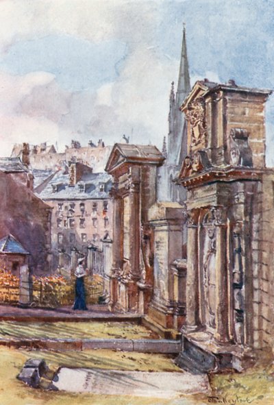 Das Märtyrerdenkmal auf dem Friedhof, Greyfriars von John Fulleylove