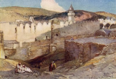 Die Moschee in Hebron über der Höhle von Machpelah von John Fulleylove