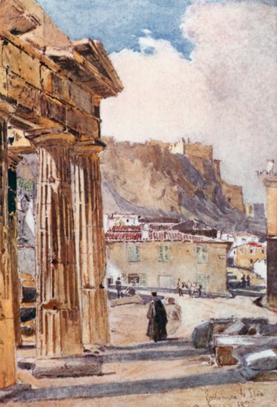 Das Portikus der Athena Archegetis von John Fulleylove