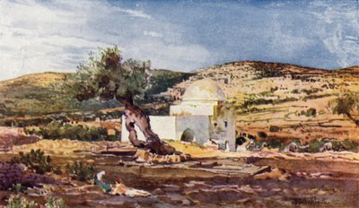 Das Grab von Rachel, an der Straße von Jerusalem nach Hebron von John Fulleylove