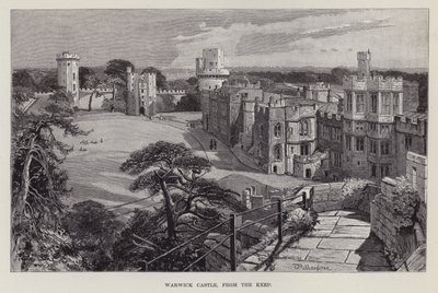 Warwick Castle, vom Bergfried von John Fulleylove