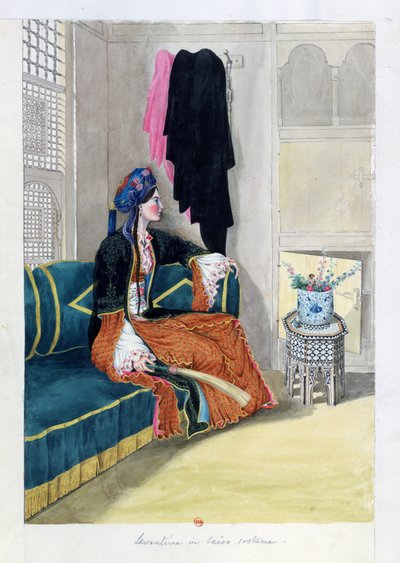 Levantiner in Kairoer Tracht von John Gardner Wilkinson