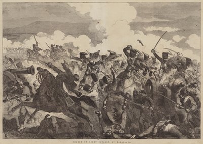Angriff der leichten Kavallerie bei Balaklawa von John Gilbert