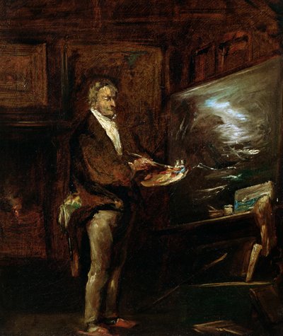 Porträt von Joseph Mallord William Turner, ca. 1845 von John Gilbert