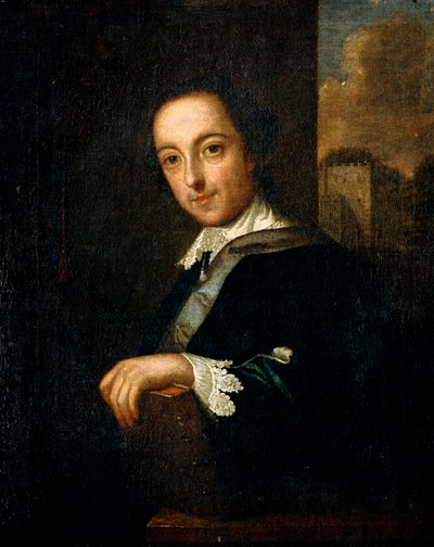 Horace Walpole, 4. Earl of Orford, englischer Historiker, Antiquar und Politiker, 1754 von John Giles Eccardt