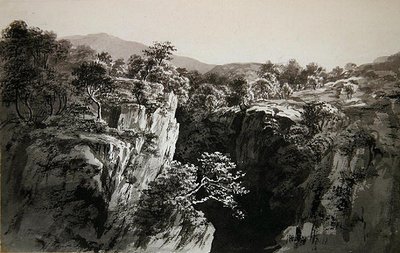 Auf dem Conway, West Penmachno von John Glover