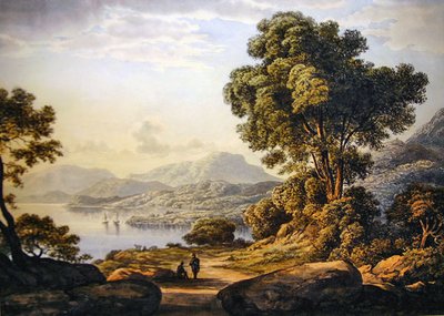 Ansicht im Lake District von John Glover