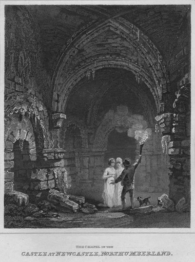 Die Kapelle im Schloss von Newcastle, Northumberland, 1814 von John Greig