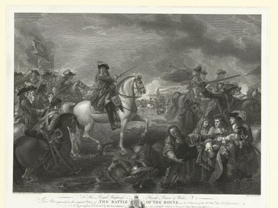 König Wilhelm III. während der Schlacht am Boyne, 1690 von John Hall