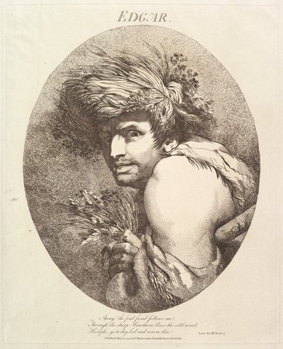 Edgar Zwölf Charaktere aus Shakespeare von John Hamilton Mortimer