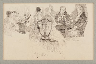 Ein Abendunterhaltung, 1804 von John Harden