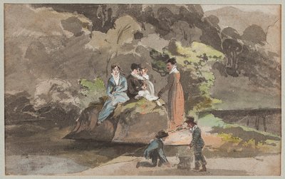 Gruppe am Wasser, 1810 von John Harden