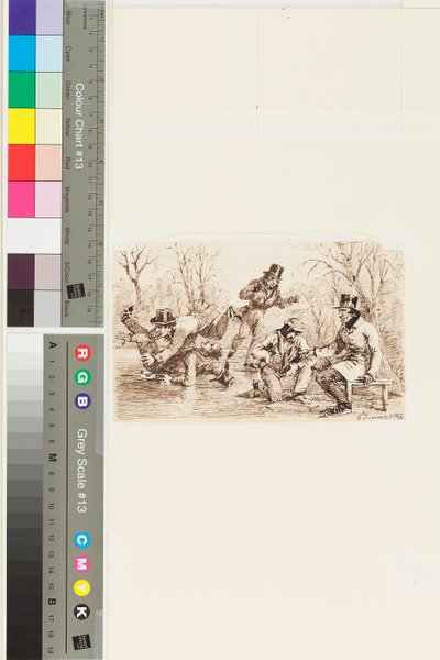 Eislaufen, 6. Januar 1847 von John Harden