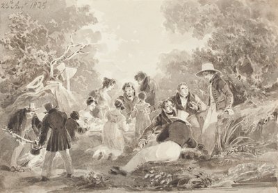 Picknick am See, 1825 von John Harden