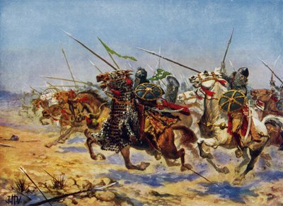 Kavallerie von Shahrbaraz im Angriff von John Harris Valda