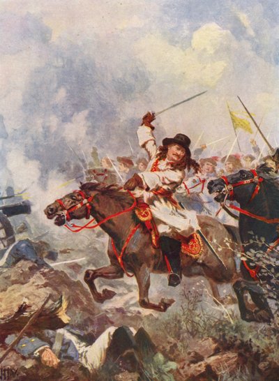 Friedrich Wilhelm, der Große Kurfürst, bei Fehrbellin von John Harris Valda