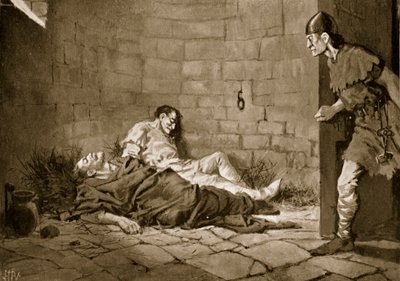 Gefangenschaft und Tod der Herzöge Erik und Valdemar, 1318 von John Harris Valda