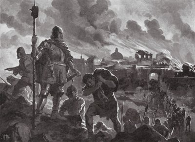 Iwan der Schwarze setzt Zhabliak in Brand von John Harris Valda