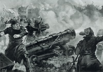 Belagerung von Konstantinopel durch die Türken von John Harris Valda