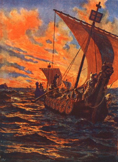 Die Rückkehr der Wikinger von John Harris Valda