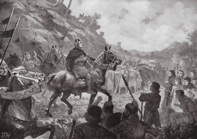 Wilhelms Eroberungszug nach Wales von John Harris Valda