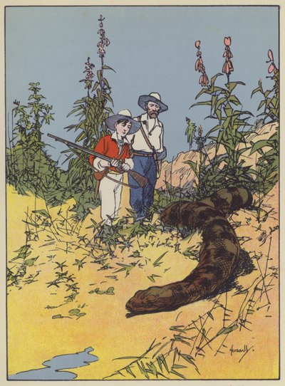 Illustration für Die Schweizer Familie Robinson von John Hassall