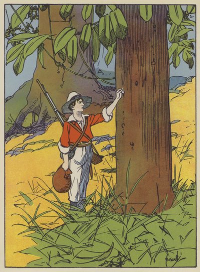 Illustration für Die Schweizer Familie Robinson von John Hassall