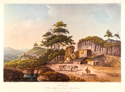Kalköfen. Eine Ansicht bei Clifton nahe Bristol, Gloucestershire, 1798 von John Hassell