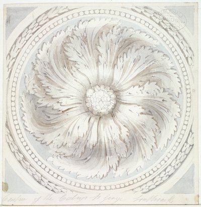 Umgebung von der Decke von St. Georg der Märtyrer, Southwark, London, 1831 von John Hassell