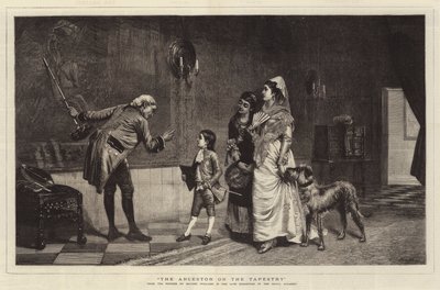 Der Vorfahre auf dem Wandteppich von John Haynes Williams