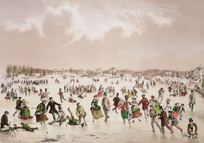 Jamaica Pond, West Roxbury, Mass., um 1859 von John Henry Bufford