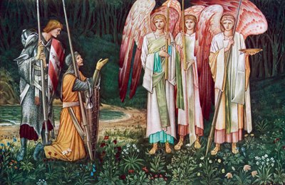 Die Vision des Heiligen Grals, 1891, 1934 von John Henry Dearle