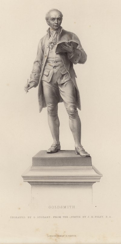 Statue von Oliver Goldsmith von John Henry Foley