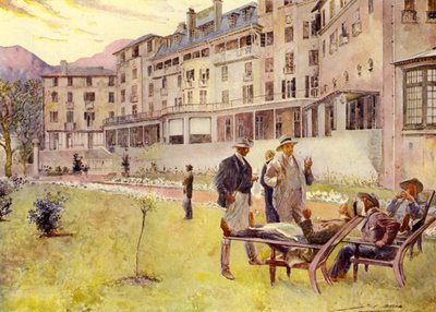 Kapstadt, vor dem Mount Nelson Hotel von John Henry Frederick (after) Bacon