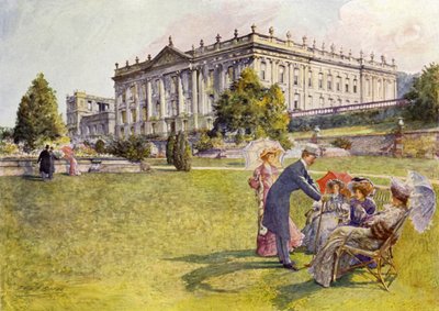 Chatsworth House von John Henry Frederick (after) Bacon