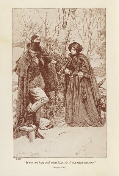 Illustration für Jane Eyre von Charlotte Bronte von John Henry Frederick (after) Bacon