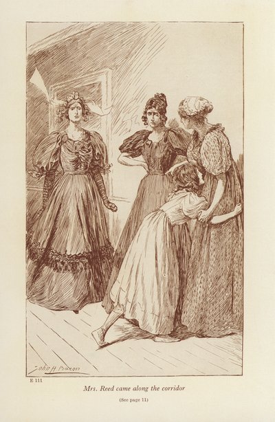 Illustration für Jane Eyre von Charlotte Bronte von John Henry Frederick (after) Bacon