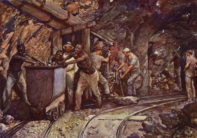 Die Diamantminen von Kimberley von John Henry Frederick (after) Bacon