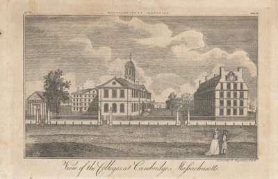 Ansicht der Colleges in Cambridge, Massachusetts von John Henry Hill