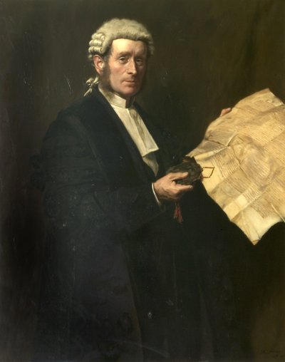 Sir Samuel George Johnson, KT, 1891 von John Henry Lorimer