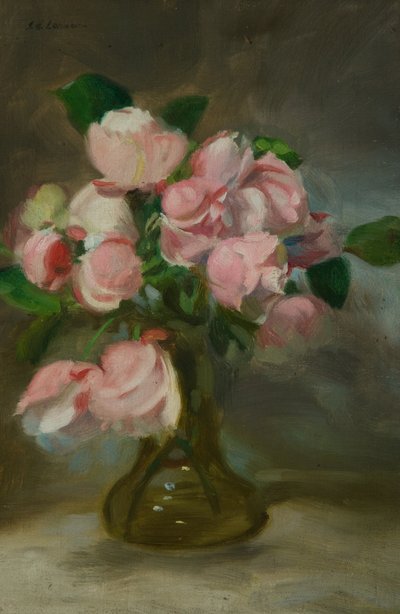 Stillleben mit einer Vase voller Blumen von John Henry Lorimer