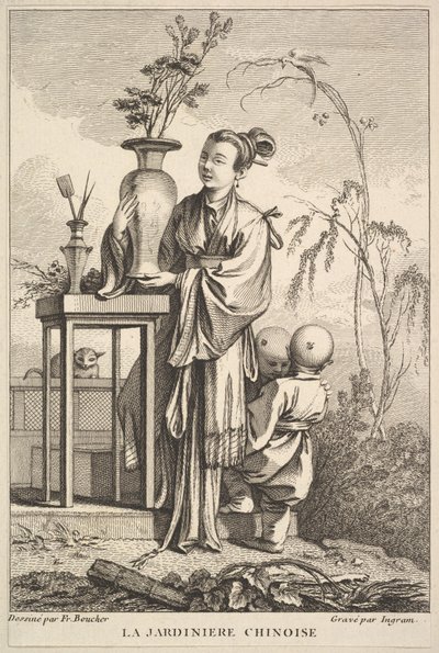 Der chinesische Gärtner, 1741-63 von John Ingram