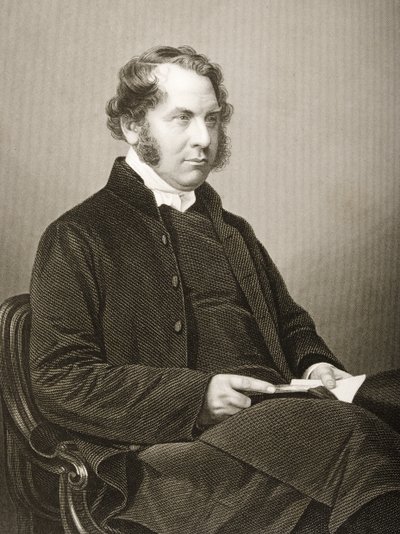 Henry Montagu Villiers (1813-61) graviert von D.J. Pound nach einem Foto, aus 