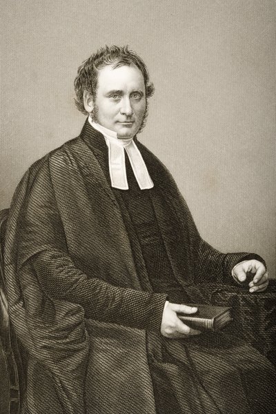 Robert Bickersteth (1816-84), graviert von D.J. Pound nach einem Foto, aus 