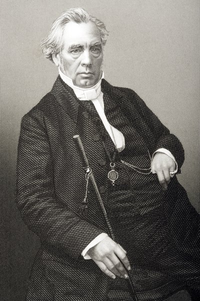 Samuel Dousland Waddy (1804-76), graviert von D.J. Pound nach einem Foto, aus 