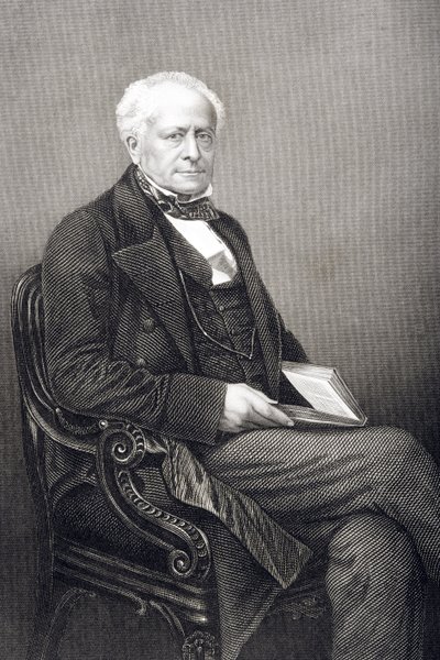 Sir Fitzroy Kelly (1796-1880), graviert von D.J. Pound, aus 