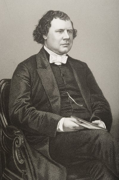 William Morley Punshon (1824-81), graviert von D.J. Pound nach einem Foto, aus 