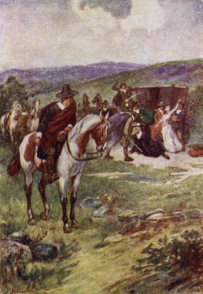 Mord an James Sharp, Erzbischof von St. Andrews durch militante Covenanters, Magus Muir, Schottland von John Jellicoe