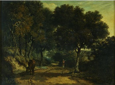 Ein schattiger Landweg von John Joseph Cotman