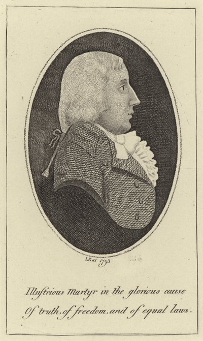Porträt von Thomas Muir von John Kay